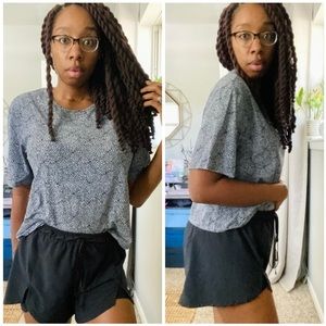 Lululemon Slouchy Oversized Casual Lounge Floral Print Boxy Top